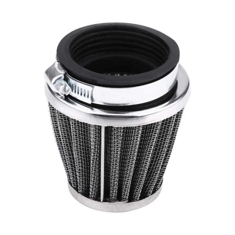 Motorrad Luftfilter, Fydun Luftansaugfilter Reiniger Universal Motorrad Großer Fluss des Pilzkopfes Filter(48MM) von Fydun