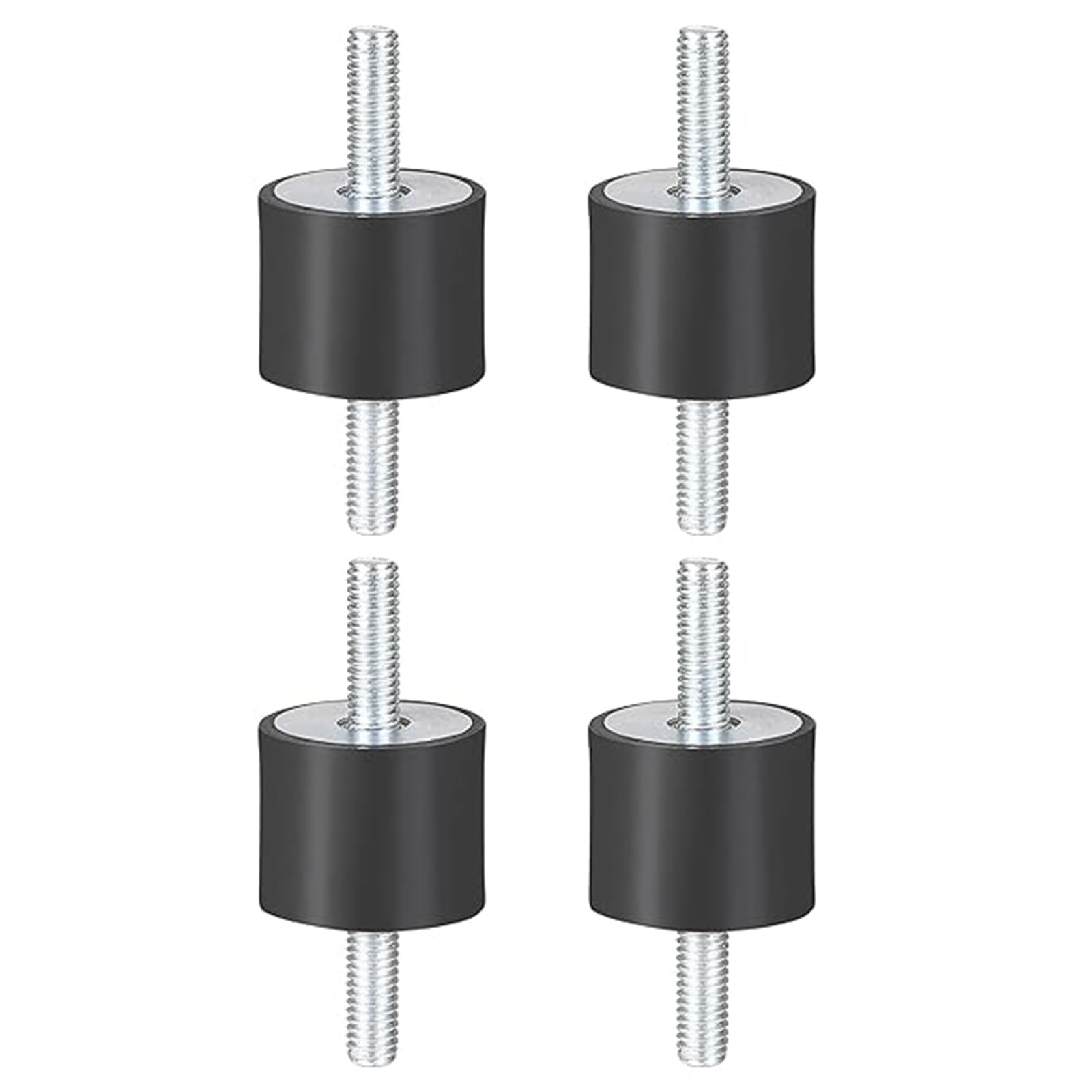 Gummi-Stoßdämpfer, M6/M8 Stoßdämpfer-Gummihalterungen, Anti-Vibrations-Silentblock, für Luftkompressoren und Wasserpumpe (VV25 x 20, M8 x 20), 4 Stück von Fyearfly