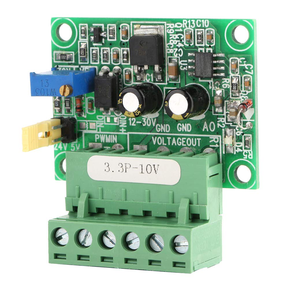 Pwm Signal Spannungswandler, 0-10V Analogausgangsspannung 0-100% 1-3Khz Pwm-Signaleingang, D/A Digital-Analoges Sps-Modul, Zur Steuerung Der Motordrehzahl von Fyearfly