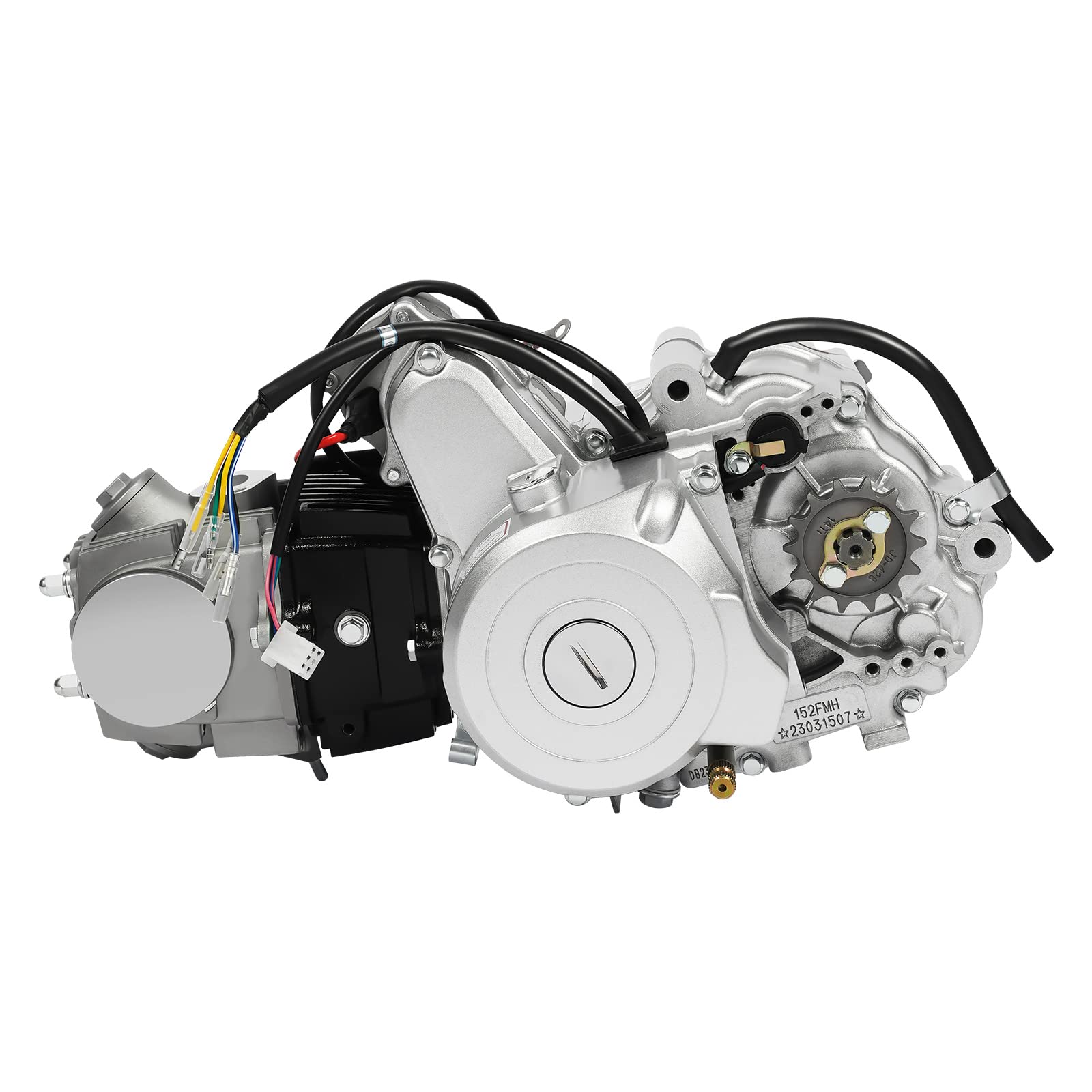 125 CC Engine Motor Kit 5500 W Paralleler 4 Takt Einzylinder Motor 8.5 N.m Semi Auto Electric Start 3+1 Reverse für 125 ccm Motorgröße von Fyssnn