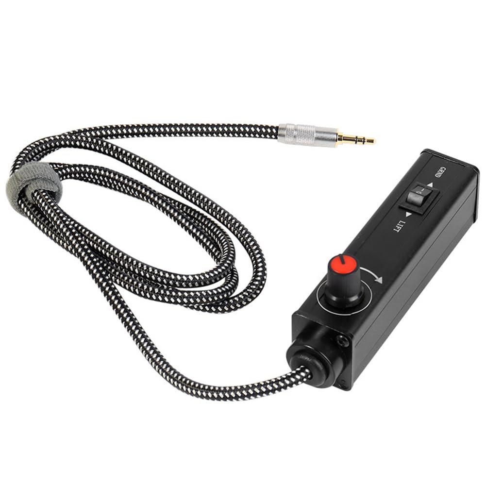 Fzzuzdlap 3,5-Mm-Stereo-XLR-Audio-Isolator mit Lautstärkeregler für Notebook und Mischpult, Isolationsstrom und Schallschutz von Fzzuzdlap