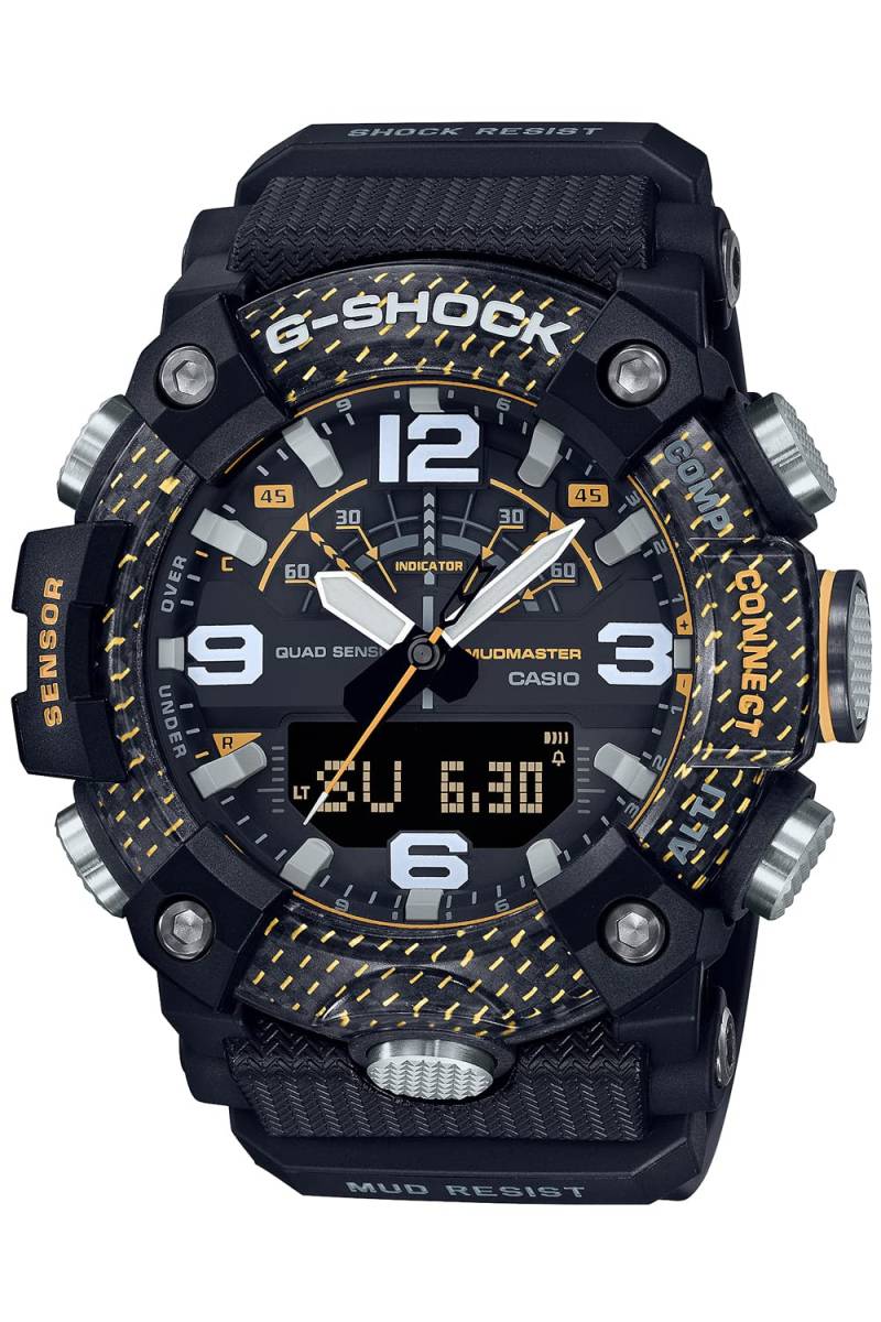 Casio G-Shock GG-B100Y-1AJF Master of G Series Mud Master importiert aus Japan Januar 2023 Modell, Schwarz von G-SHOCK