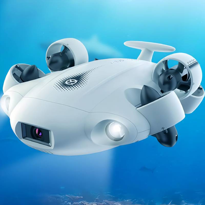CAMOLECH FIFISH V-EVO 4K Unterwasser Drohne mit Roboterarm AI Vision Lock 360° Omnidirektionale Bewegung 100M Tauchen Unterwasser ROV (Standard Set) von G camolech