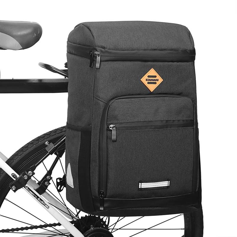 G-raphy Fahrradtasche für Gepäckträger 10L Wasserdichter Fahrradtasche Multifunktionaler Fahrradrucksack Satteltaschen für Fahrrad Lieferfahrradtasche Gepäckträgertasche Outdoor Picknicktaschen von G-raphy