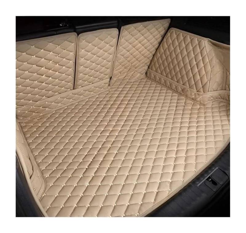 Auto All Inclusive Kofferraummatte Für Benz Für B Klasse 2020 Auto Abdeckung Pad Innen Zubehör Boot Liner Auto Boot Schutz Innen Auto Stamm Matte(Light Beige) von GABFDLZ