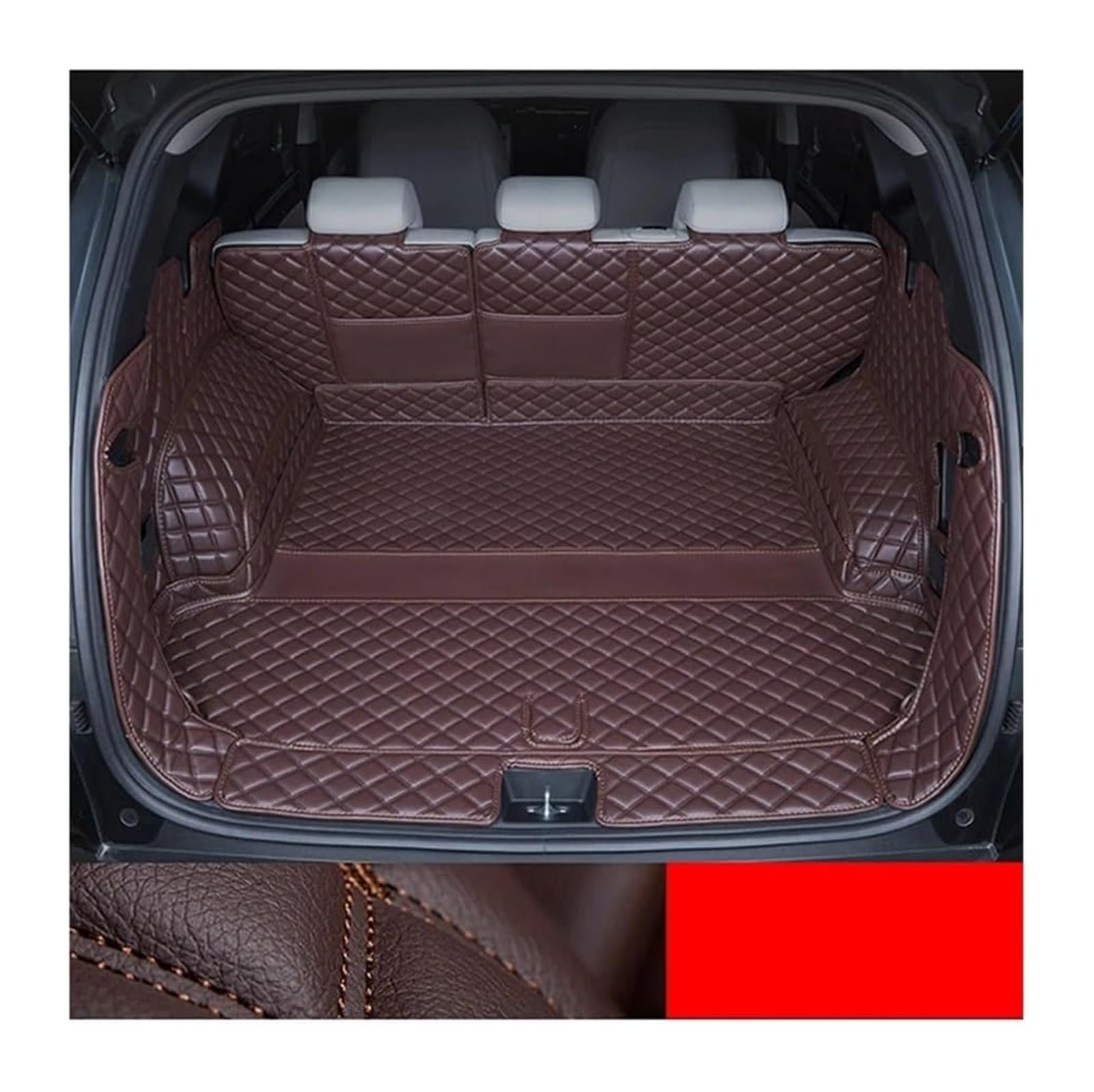 Auto All Inclusive Kofferraummatte Für Hyundai Für Tucson Für NX4 2021-2023 Line Cargo Liner Boot Liner Schutz Innen Auto Stamm Matten von GABFDLZ