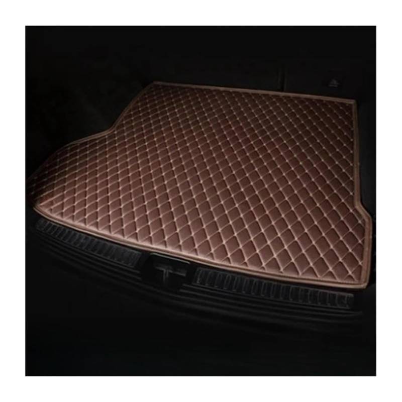 Auto All Inclusive Kofferraummatte Für Peugeot Für 5008 2017-2019 Hinten Stamm Boden Mat Fach Boot Liner Auto Kofferraum Schutz Innen Auto Stamm Matten(Brown-01) von GABFDLZ