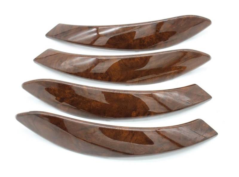 Auto Innen TüRgriff Für B&MW 3 4 Serie F30 F80 F31 F32 F33 F34 F35 F36 2013–2018 Auto-Innentür-Zuggriff-Verkleidung(Walnut 4pcs Set) von GABFDLZ