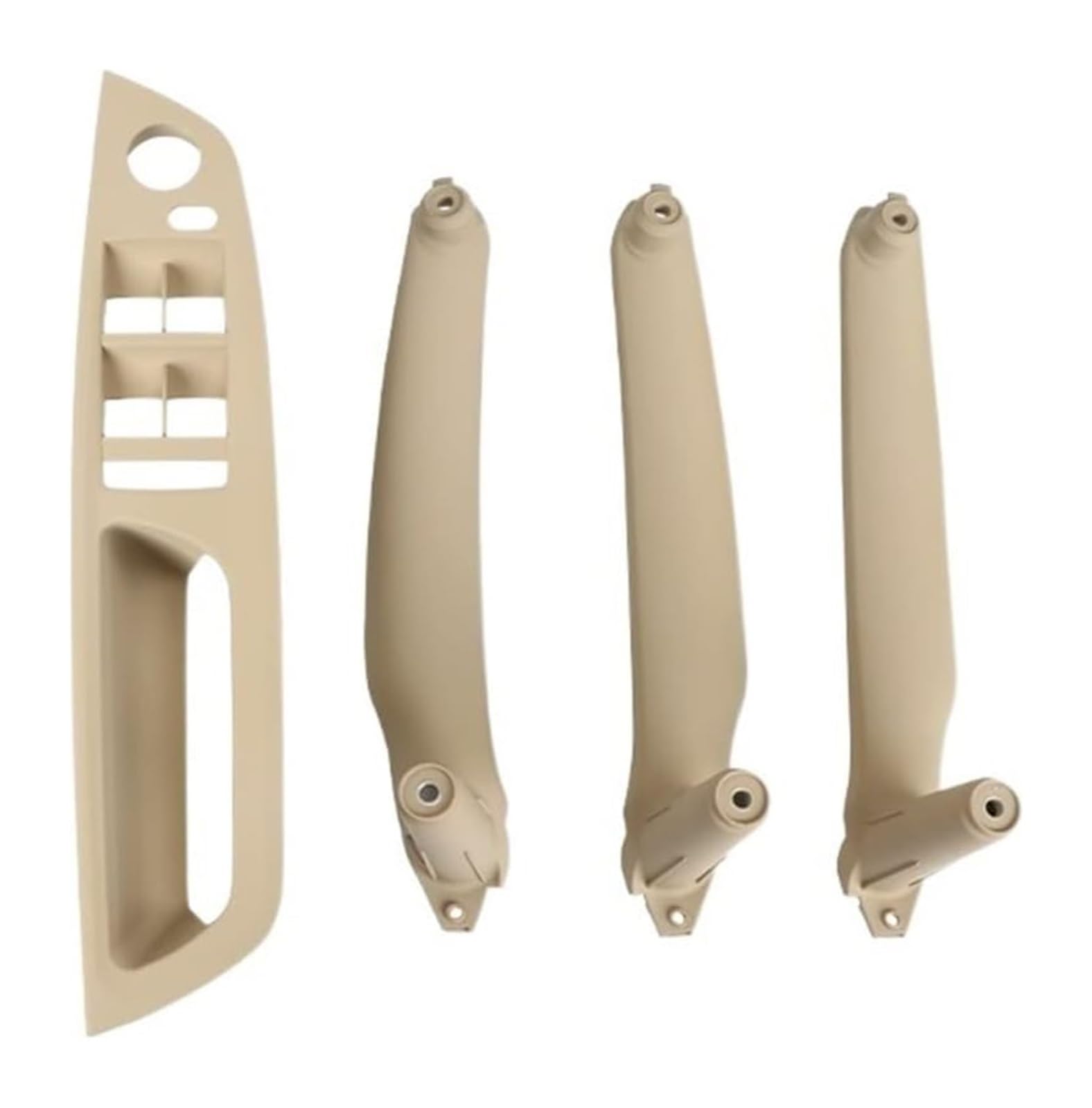 Auto Innen TüRgriff Für B&MW 7-Serie F01 F02 Vorne Hinten Links Rechts Innentüren Panel Griff Bar Pull Träger Trim Abdeckung(B Beige,LHD) von GABFDLZ