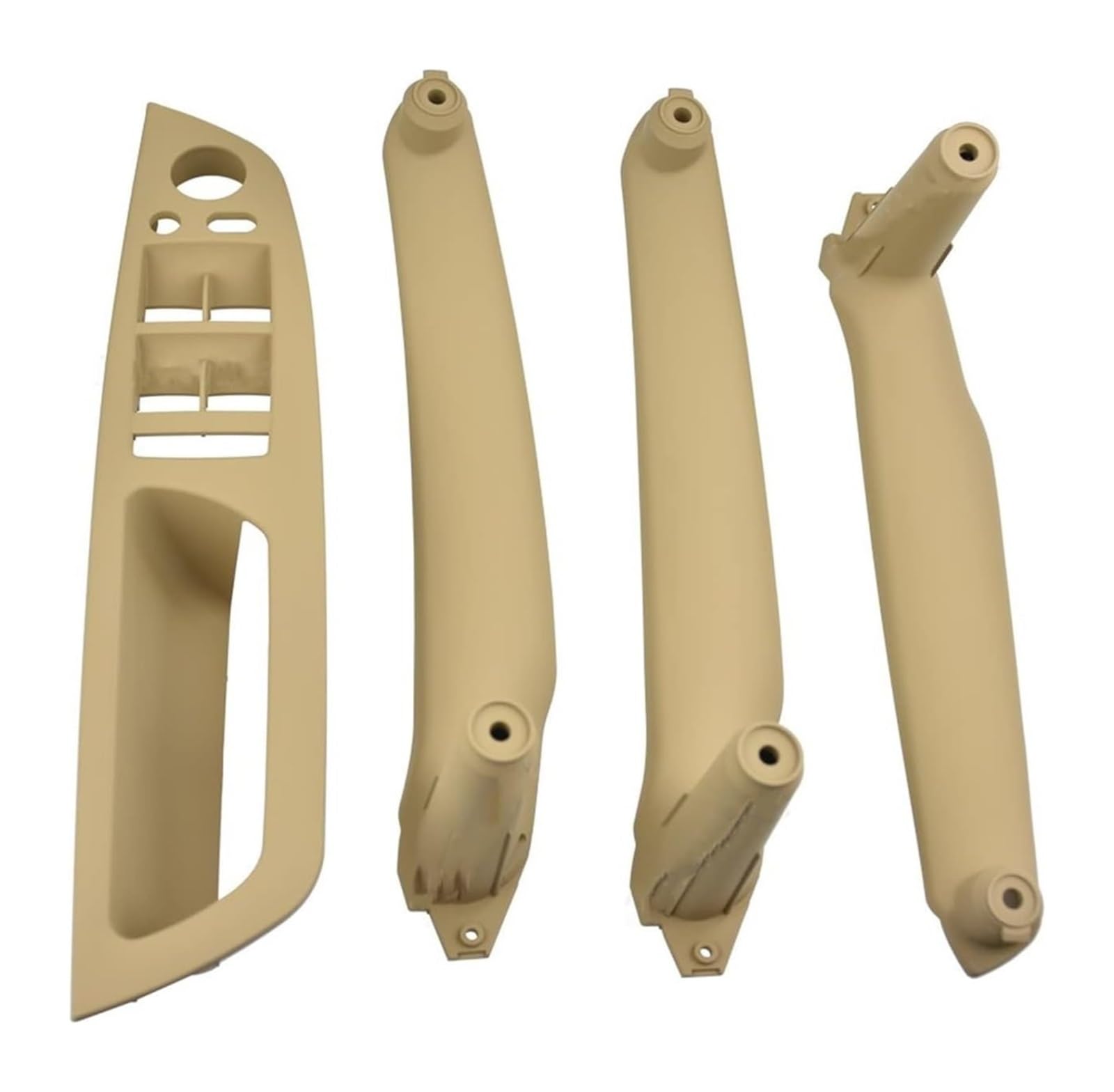 Auto Innen TüRgriff Für B&MW E70 X5 2006-2013 X6 E71/E72 2007-2014 Armlehne Auto LHD Innentürgriff Panel Pull Trim Abdeckung(Beige 4 Pcs) von GABFDLZ