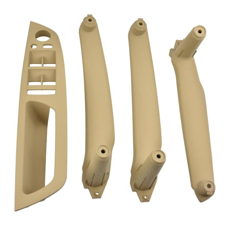 Auto Innen TüRgriff Für B&MW E70 X5 2007-2013 E71/E72 X6 2008-2014 Armlehne Auto LHD Innentürgriff Innentür Zuggriff Verkleidung(Beige 4 Pcs) von GABFDLZ