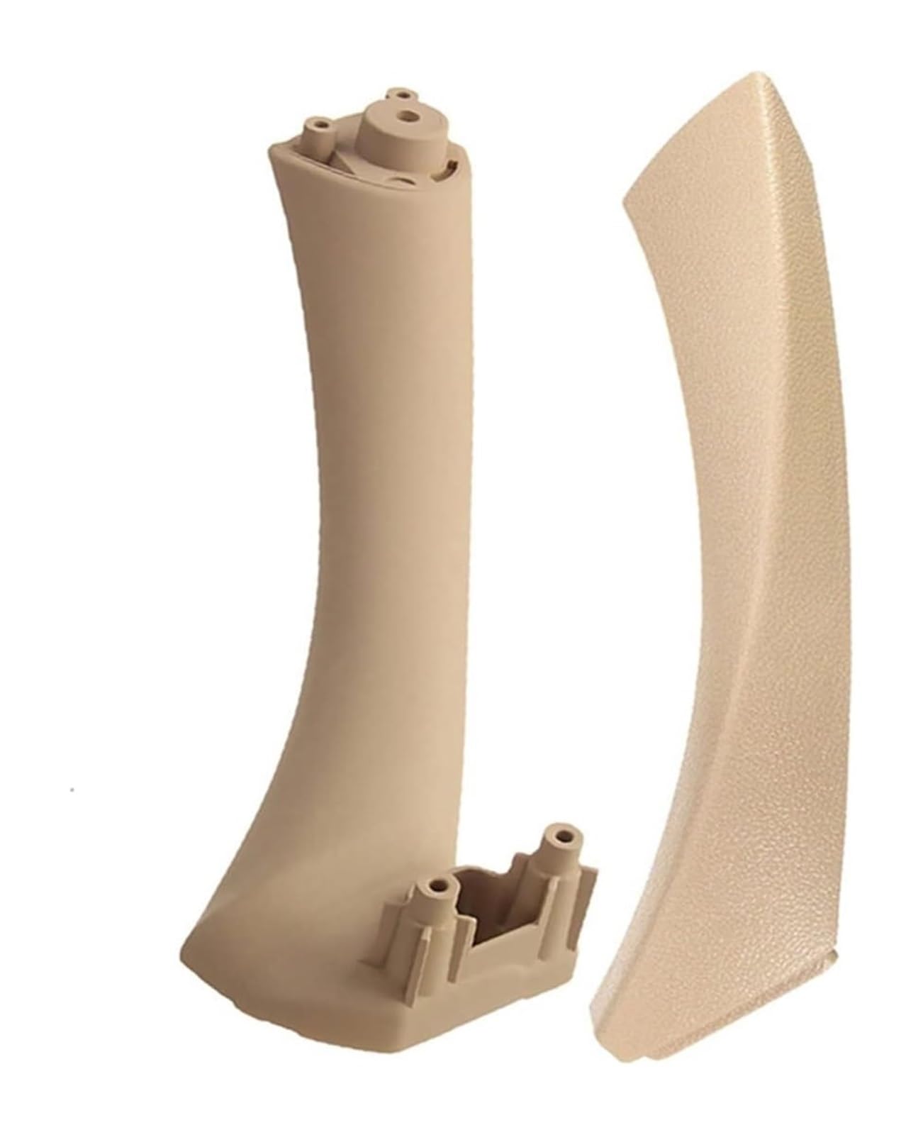 Auto Innen TüRgriff Für B&MW E90 E91 3 Serie 318 320 325 328 2005–2012 Auto-Innentürgriff-Panel-Trim-Abdeckungszubehör(2pc Beige(Left)) von GABFDLZ