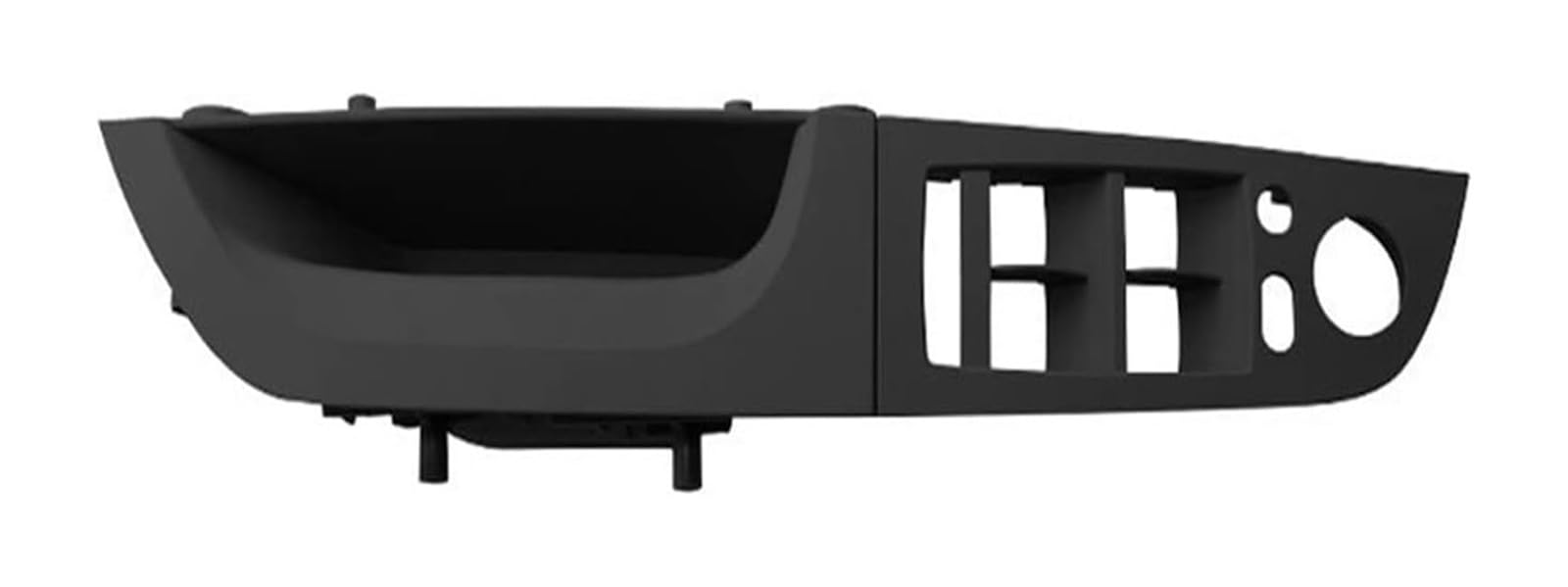 Auto Innen TüRgriff Für B&MW E90 E91 3 Serie 318 320 325 328 2005–2012 Auto-Innentürgriff-Panel-Trim-Abdeckungszubehör(Black Left Front) von GABFDLZ