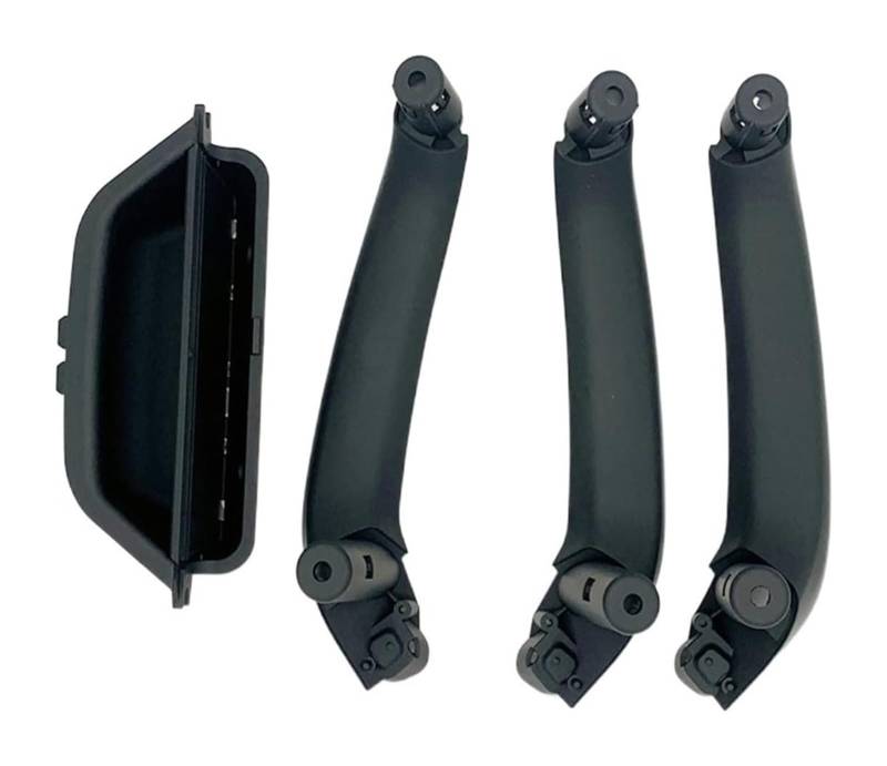 Auto Innen TüRgriff Für B&MW X3 X4 F25 F26 2010-2016 RHD LHD Auto Innentürgriff Panel Griff Pull Trim Abdeckung(Lhd 4pcs Set Black) von GABFDLZ