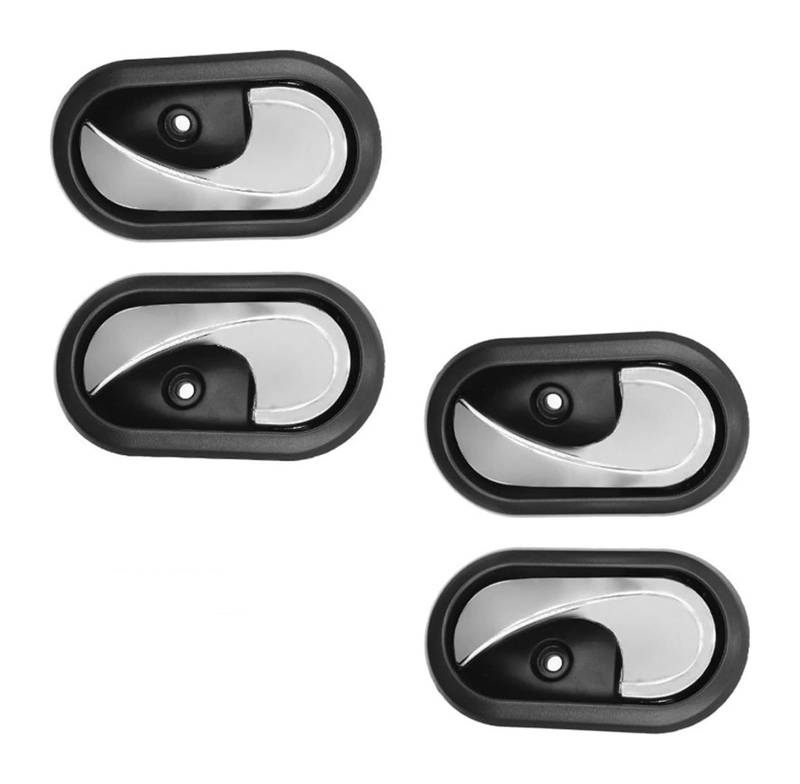 Auto Innen TüRgriff Für Kia Für Sportage 2005-2010 Auto Innen Türgriff Vorne Hinten Türgriff Trim(4pcs One Set) von GABFDLZ