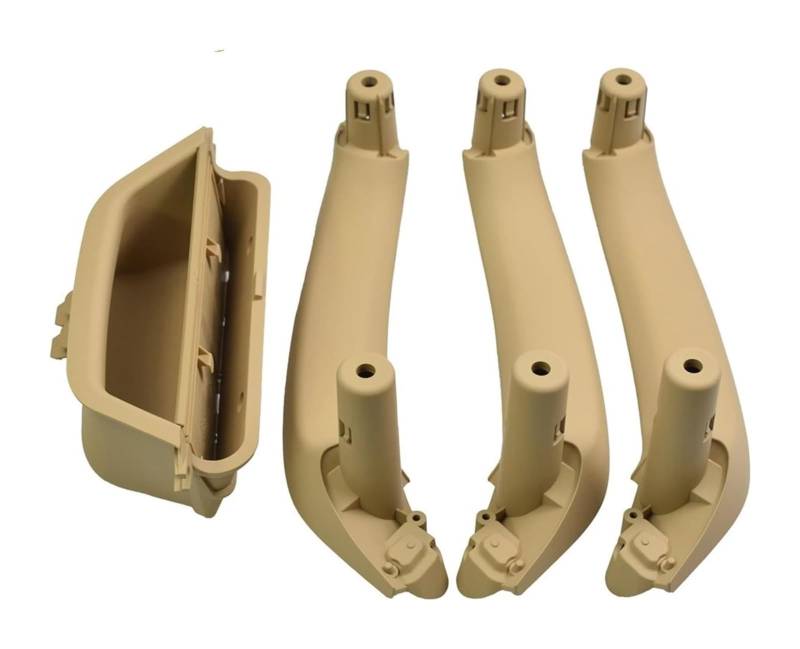 Auto Innen TüRgriff Für S&Koda Für Superb 2001–2008 Auto Links Rechts Innen Türgriff Armlehne Zubehör(Beige-4pcs) von GABFDLZ