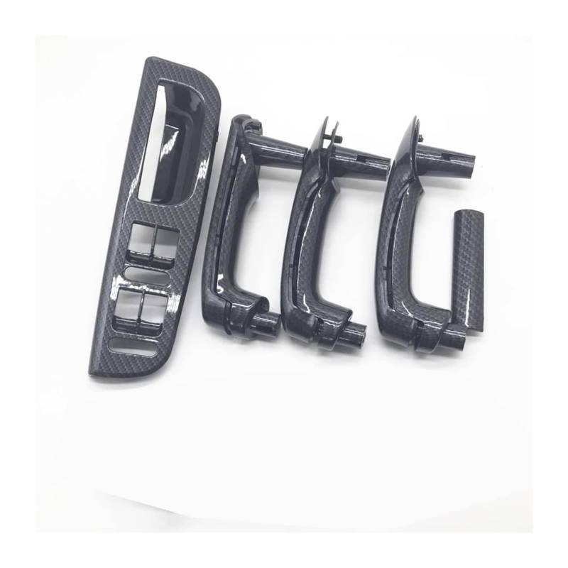 Auto Innen TüRgriff Für S&Koda Für Superb 2007-2014 Vorne Links Rechts Tür Armlehne Box Inner Griff Rahmen Heber Schalter Box Trim(5pcs) von GABFDLZ