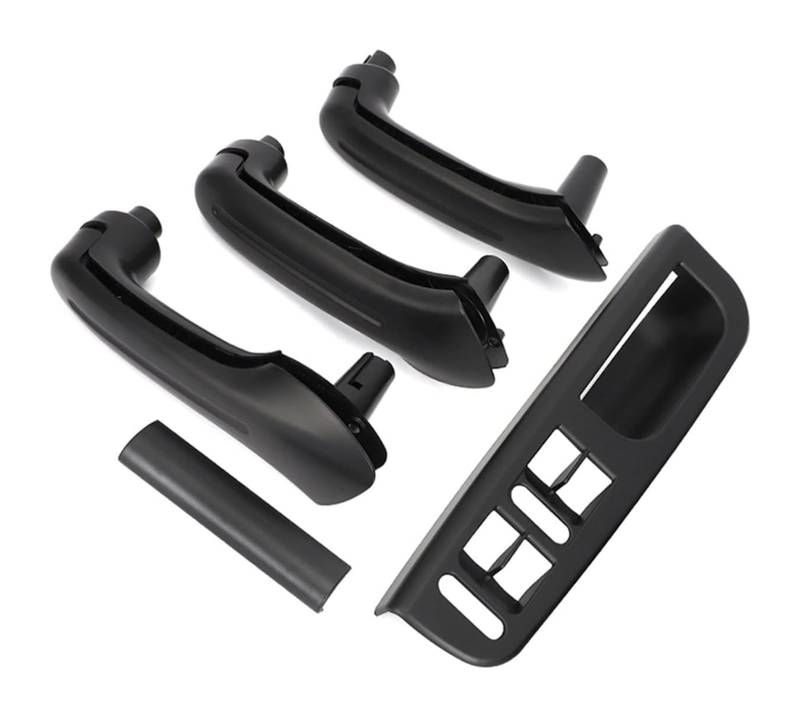 Auto Innen TüRgriff Für VW Für Bora Für Golf 4 MK4 Für Jetta 1999-2007 LHD Tür Armlehne Innere Tür Pull Griff Trim(4door 5pcs) von GABFDLZ