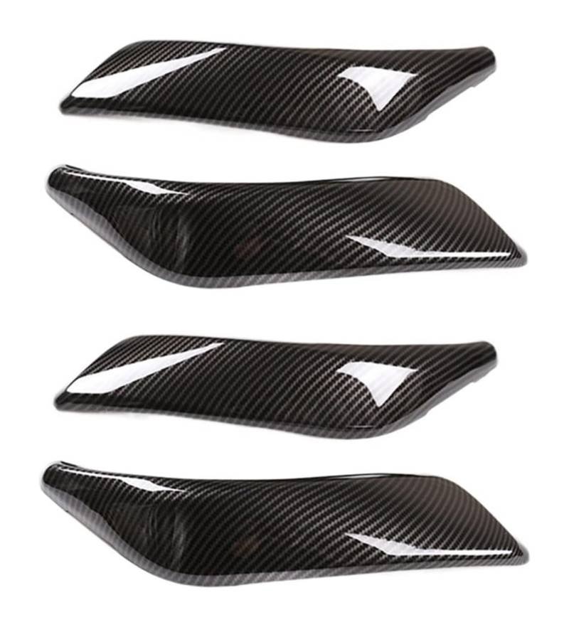 Auto Innen TüRgriff Für VW Für Golf 6 Mk6 2010-2013 1/4 Stück Auto-Innentürgriff Vordertür-Zuggriffverkleidung(4piece Set) von GABFDLZ