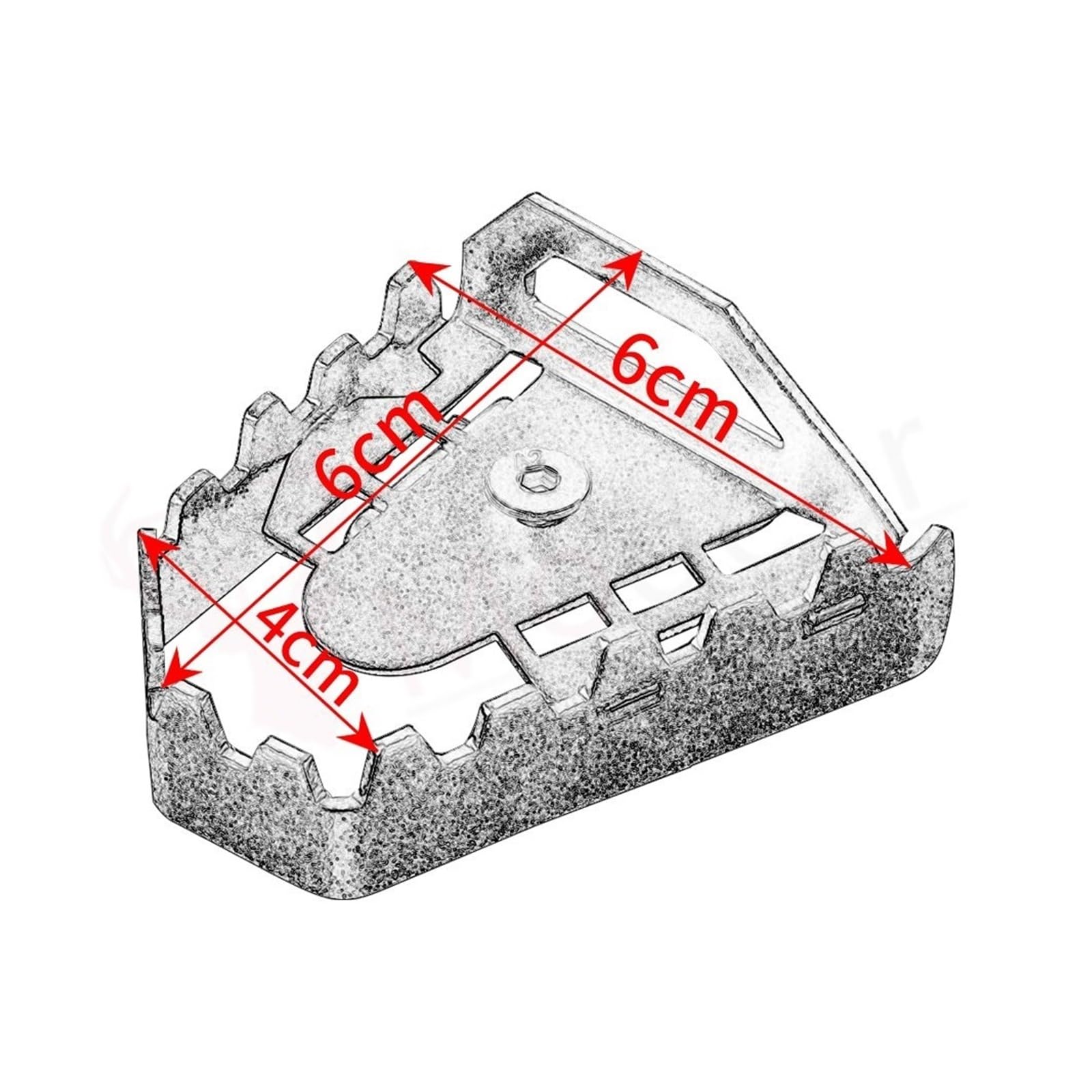 Moto Fußrasten Fußrasten Motorrad Fuß Bremshebel Pedal Vergrößern Verlängerung Hinten Brems Peg Pad Extender Für BM&W F750GS Für F 750GS F750 Für GS 2018 2019 2020 2021(Schwarz) von GABFDLZ