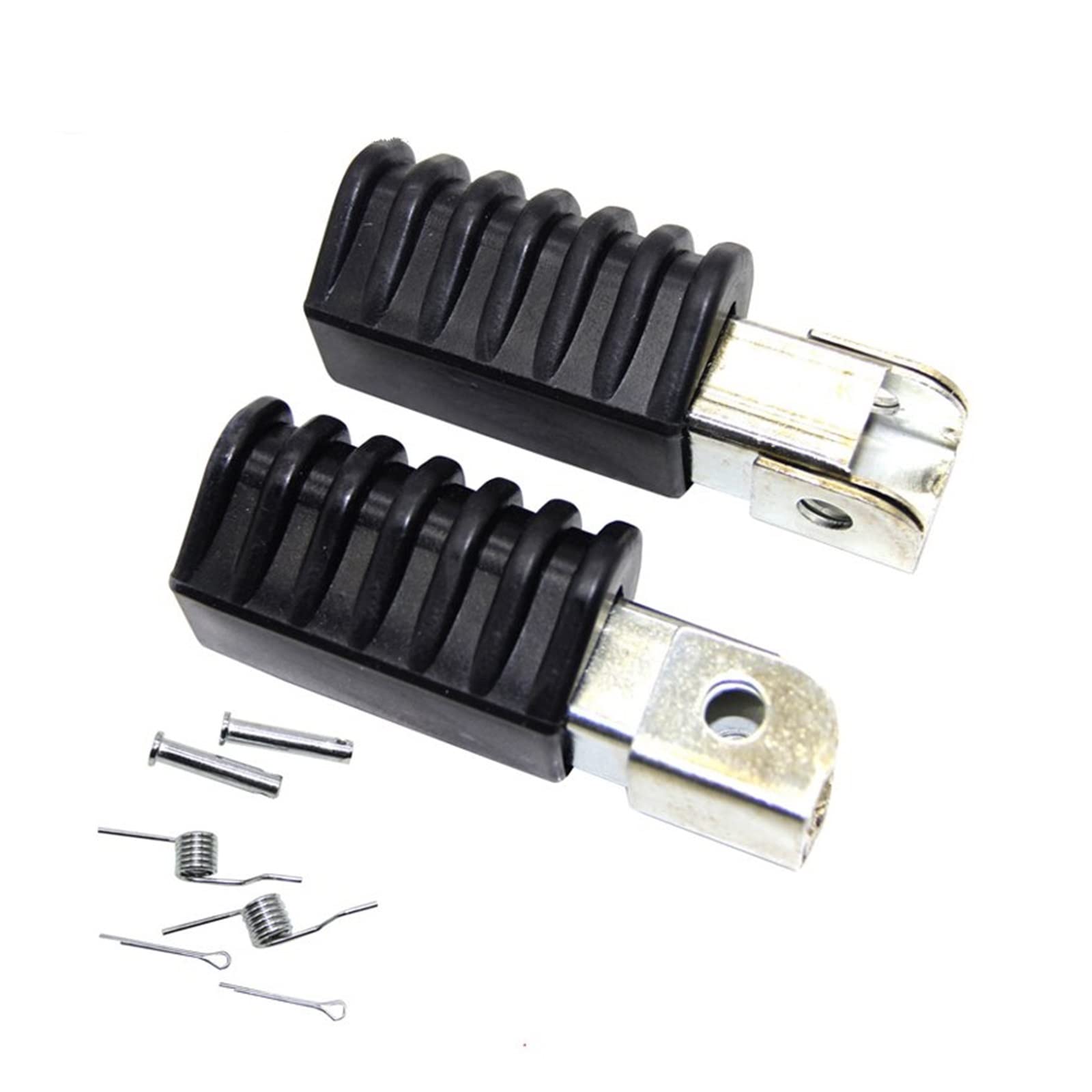 Moto Fußrasten Fußrasten Motorrad Links & Rechts Fußstütze Fuß Rest Pedal Pegs Für Dirt Pit Bike Motorrad Für ATV Quad D30 Für PW50 PW80 Für PW 50 80 von GABFDLZ