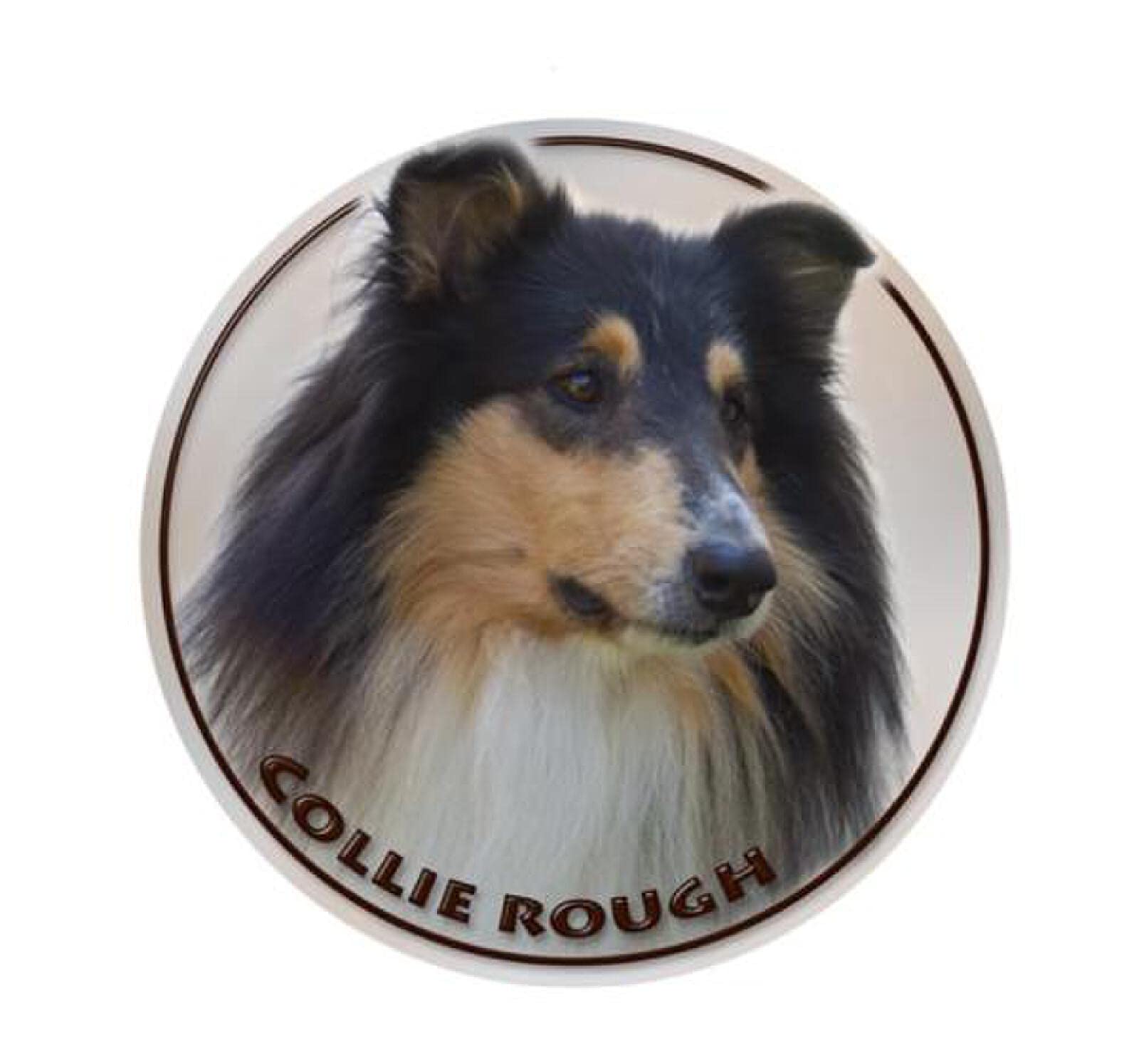 GAETOYEN Auto Sticker Autoaufkleber 15cm(5.90 in) PVC-Aufkleber Rough Collie Dog Autoaufkleber für Stoßstange Heckscheibe Laptop Kühlschrank Toilette (jt11447f) von GAETOYEN