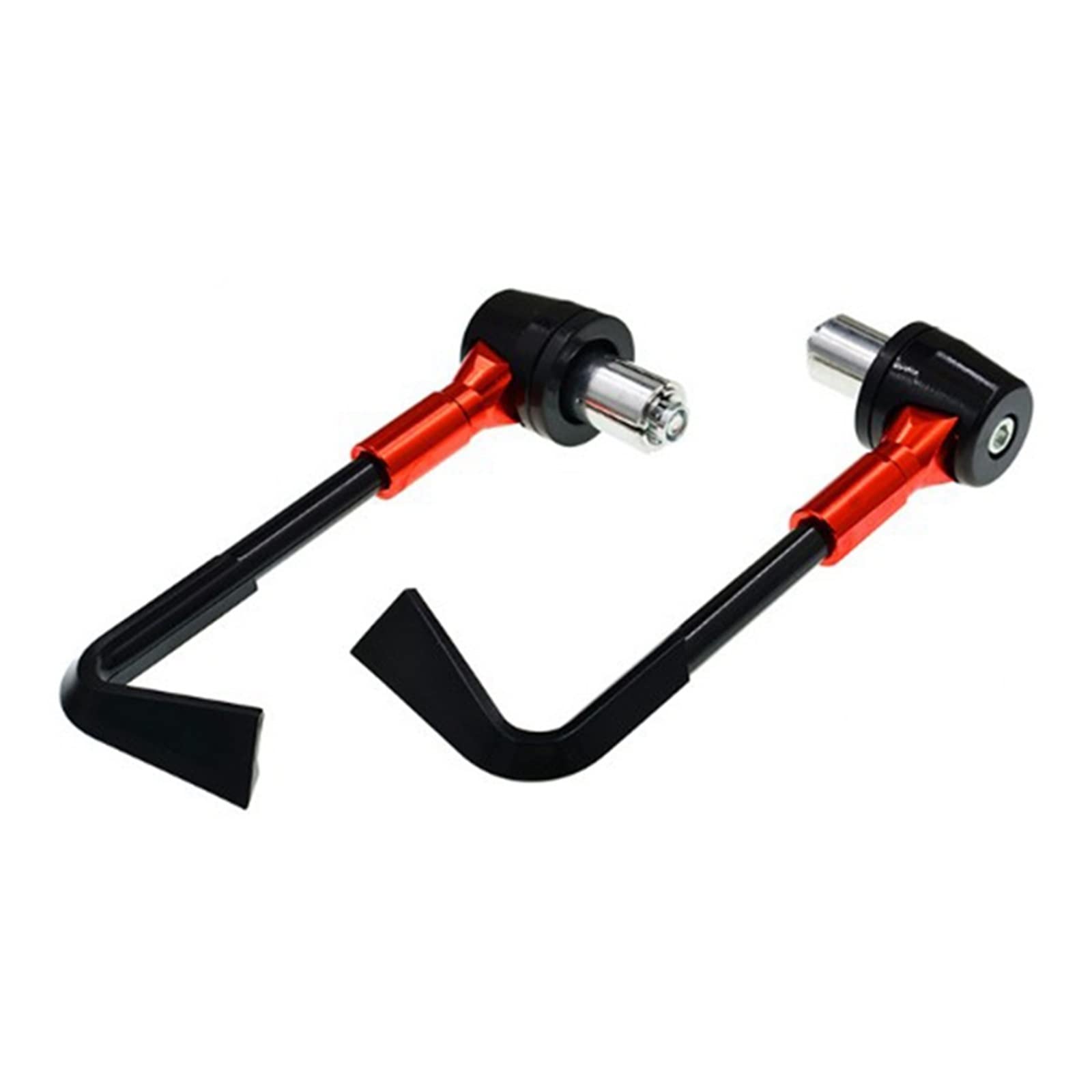 GAFITSEP 1 Paar 22 MM Universal Motorrad Modifikation Teile Schutz Stange Horn Bremsen Handschutz Moto Bremse Kupplungshebel Schutz Sturzpads für Rahmen(Rosso) von GAFITSEP