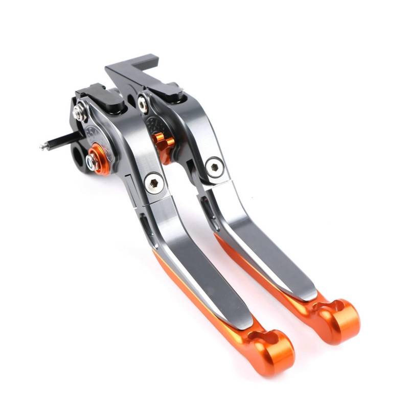 GAFITSEP Motorrad CNC Bremskupplungshebel Fit Replacement for Hon Da Rebel/CMX 500/300 2017-2018-2019 Griffleiste Griffe(SilverSilverOrange) von GAFITSEP