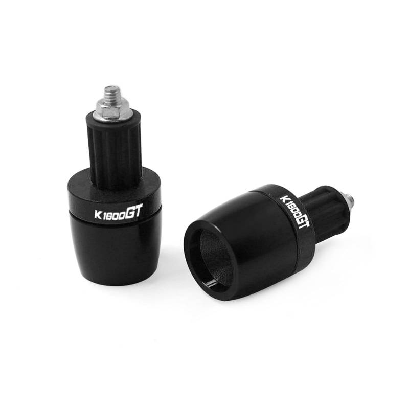 GAFITSEP Motorrad Universal 7/8 "22mm Lenkergriffe Enden Lenkergriff Gegengewicht Endkappenstecker Schieber for B-&MW K1600GT K1600GTL Lenkerenden-Schieber(Nero) von GAFITSEP