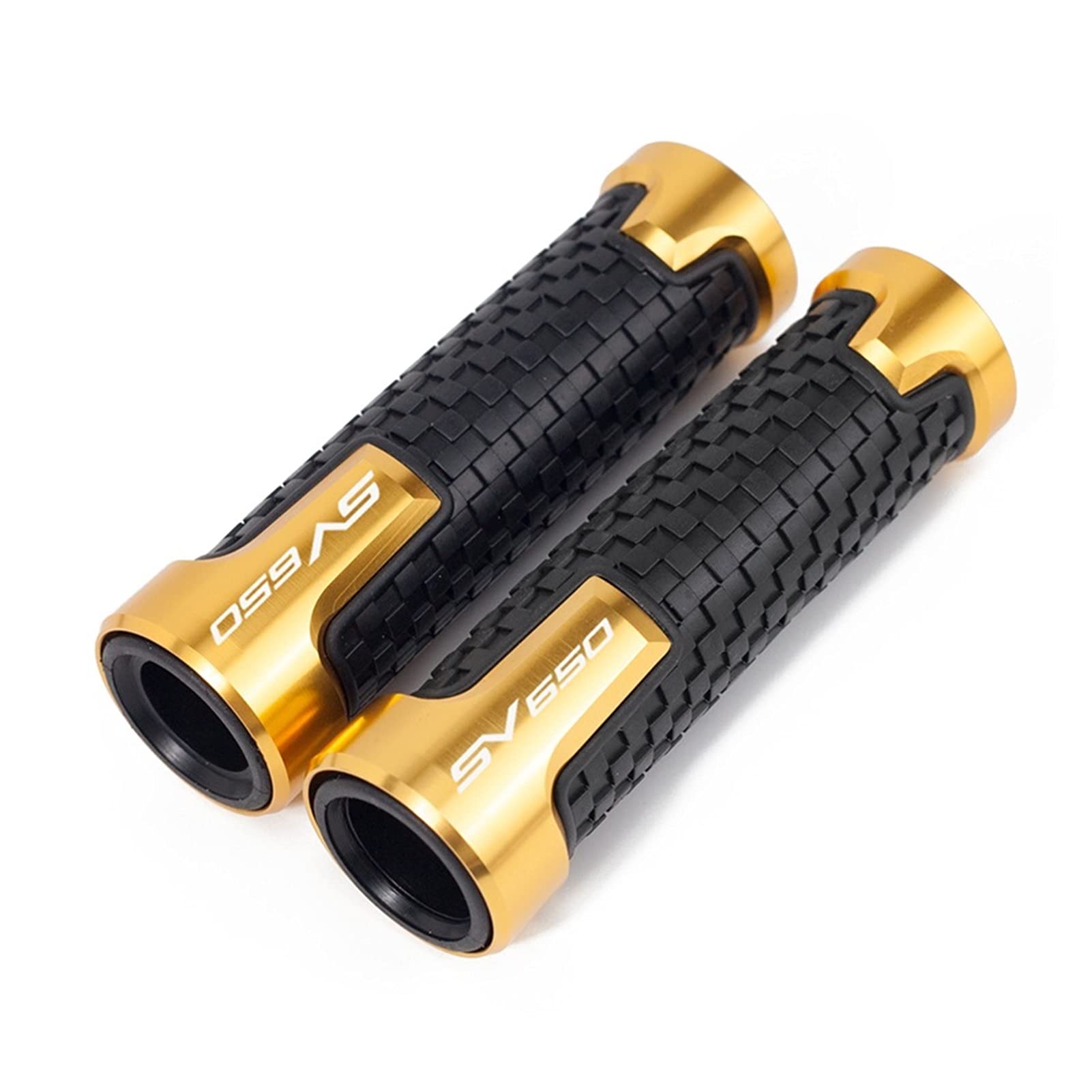 GAFITSEP Replacement Replacement for Suzu Ki SV 650 SV 650S SV650 SV650S Katana 1999-2009 2005 2006 7/8" Motorrad CNC Lenkergriffe Bar End Gel Grip Griffleiste Griffe(Gold) von GAFITSEP