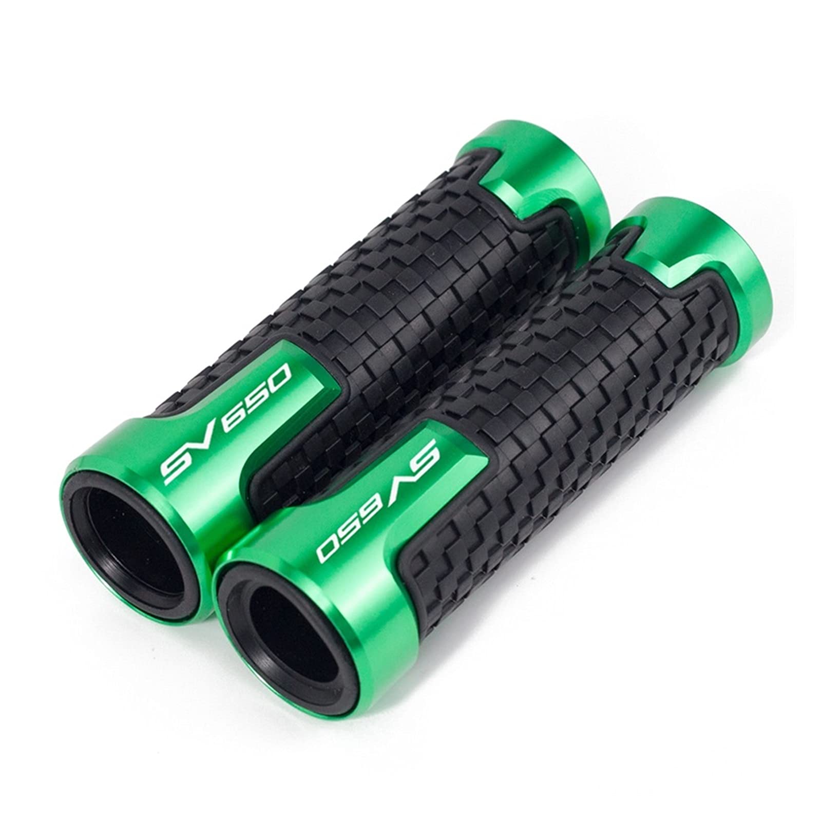 GAFITSEP Replacement Replacement for Suzu Ki SV 650 SV 650S SV650 SV650S Katana 1999-2009 2005 2006 7/8" Motorrad CNC Lenkergriffe Bar End Gel Grip Griffleiste Griffe(Green) von GAFITSEP