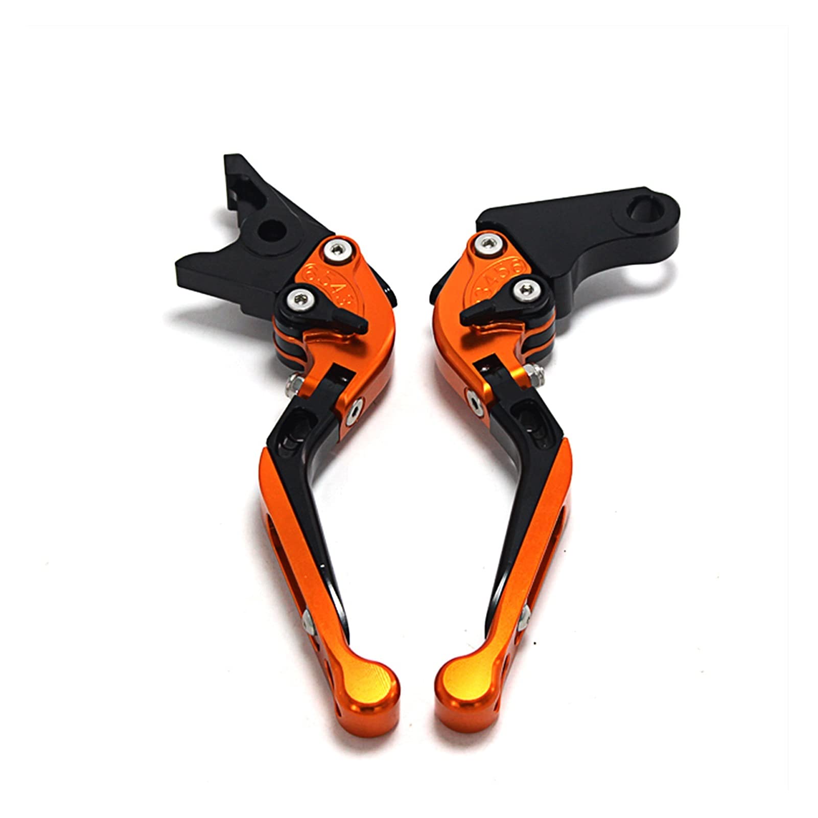 GAFITSEP Replacement for Hon Da CBR1000RR/FIREBLADE/SP 2008-2016 2009-2015 Motorrad Einstellbare Klappbremse Kupplungshebel Motorradbremse(OraneBlackOrange) von GAFITSEP