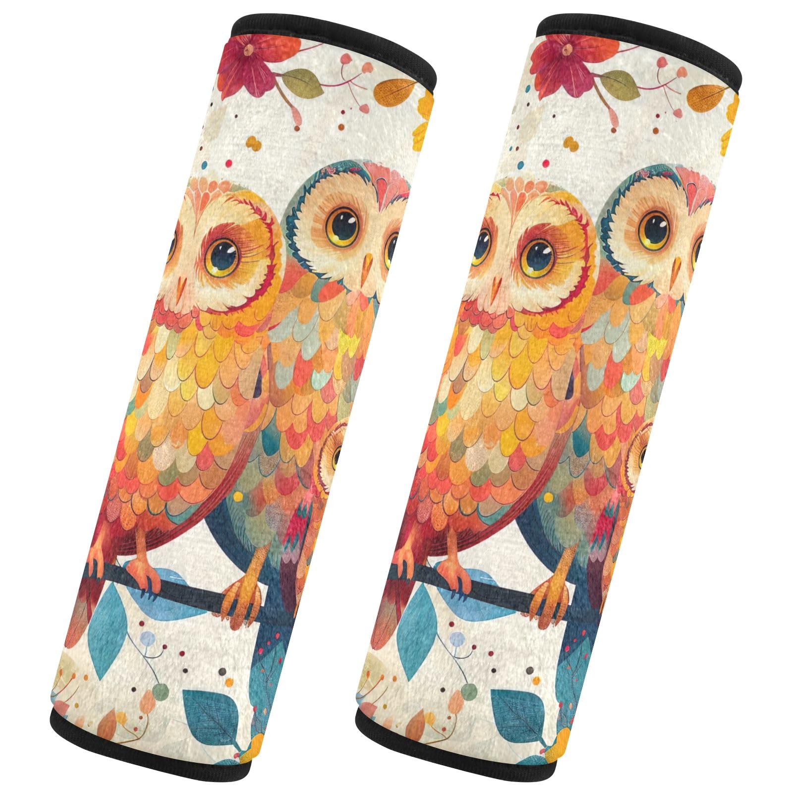 GAIREG Cute Owl Family Seat Belt Padded Cover Seat Belt Cover Pad Soft von GAIREG