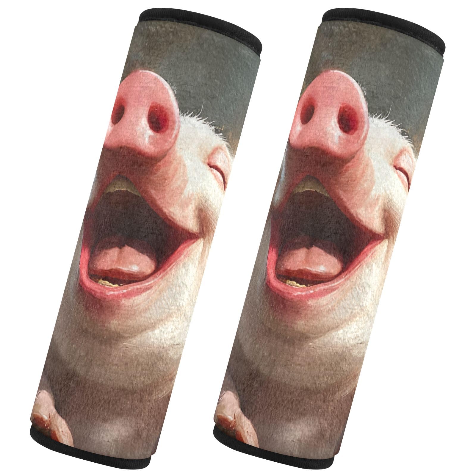 GAIREG Happy Pig Beige Sicherheitsgurtbezüge für Auto Sicherheitsgurtpolster Damen von GAIREG