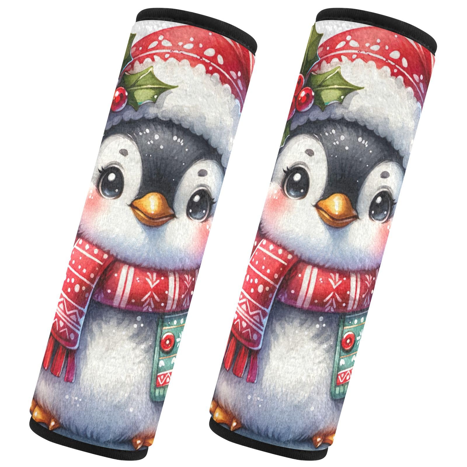 GAIREG Weihnachts-Pinguin Sicherheitsgurt-Abdeckung für Damen, Schulterpolster von GAIREG