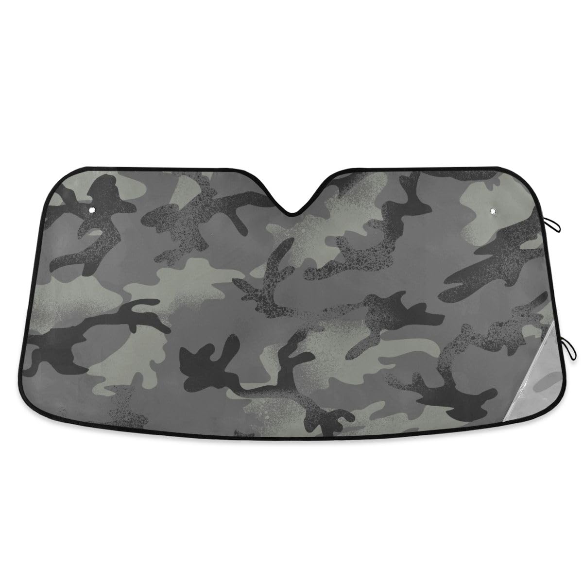 Urban Grey Camouflage Auto Windschutzscheibe Sonnenschutz Faltbarer Sonnenschutz für Auto 55x27,6 Zoll von GAIREG