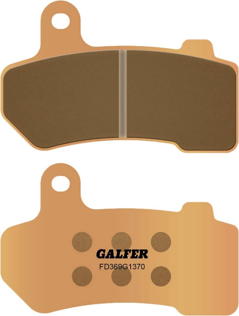 GALFER Bremsbelag FD369 G1370 (KBA) - Sintermetall, vorne Harley Davidson von GALFER