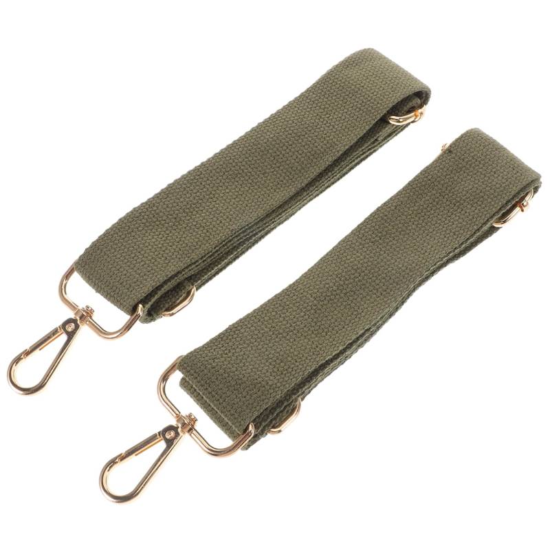 GALPADA 2er Set Verstellbare Schulterriemen Für Handtaschen Breite 135cm Militärgrün Abnehmbare Gurte Mit Haken Für Damen Und Herren Ideal Als Taschenersatzriemen von GALPADA