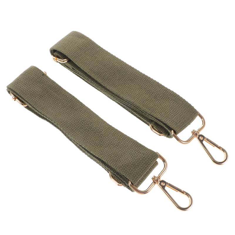 GALPADA 2st Schultergurt Aus Nylon Schulterriemen Breite Handtaschenriemen Gitarrengurt Für Die Handtasche Umhängetasche Mit Abnehmbarem Riemen Olive Green Bettwäsche Aus Baumwolle von GALPADA