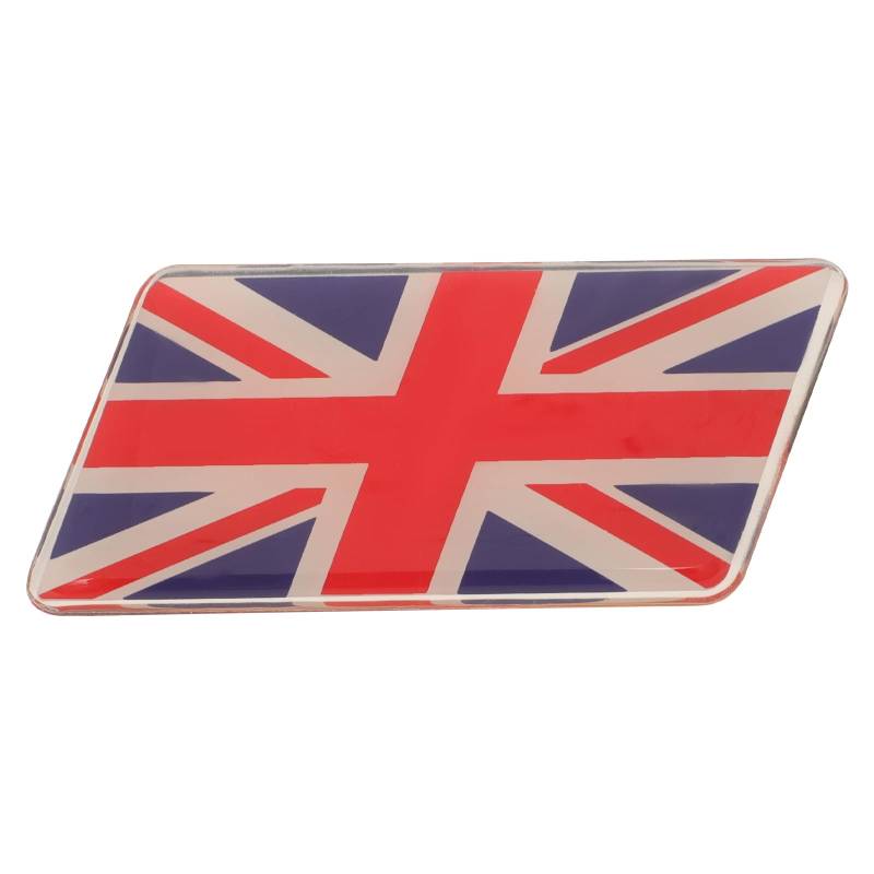 Autoaufkleber Mit Britischer Flagge 3D-Aufkleber Mit Britischer Flagge Aus Metall Union Jack-Aufkleber Für Auto Lkw Geländewagen Wohnmobil Roller von GALPADA