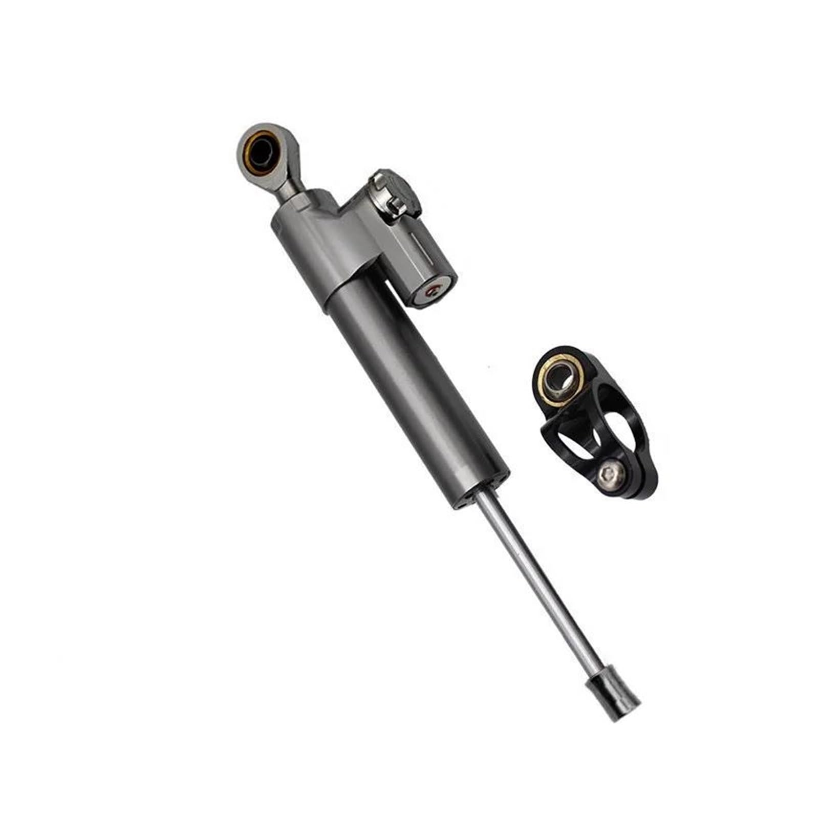 Dämpfer Lenkungsstabilisator Dämpferstabilisator Motorrad Universal Motorradlenkung Für Suzuki Für GSXR1000 (K9) 2009-2015 Motorräder Aluminium Dämpfer(Dark Grey) von GALSOR