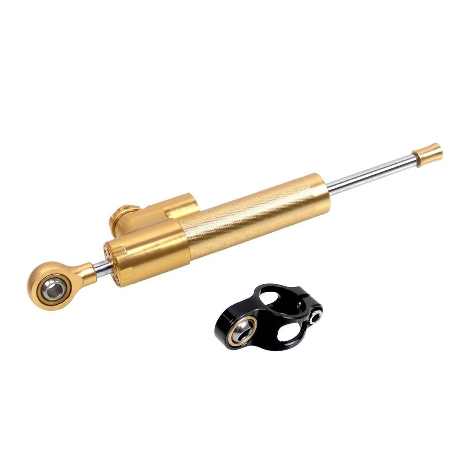 Dämpfer Lenkungsstabilisator Dämpferstabilisator Motorrad Universal Motorradlenkung Für Suzuki Für GSXR1000 (K9) 2009-2015 Motorräder Aluminium Dämpfer(Gold) von GALSOR