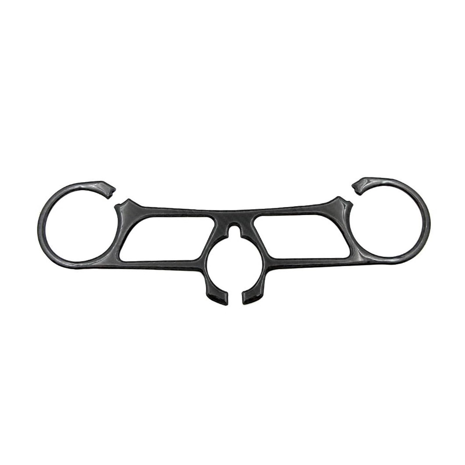 Dämpfer Lenkungsstabilisator Klemme Obere Frontendplatte Gabelpolster Schutzaufkleber Kohlefaseraufkleber Motorrad Gabelbrücke Oben Für Ducati 959 1199 1299 Motorräder Aluminium Dämpfer von GALSOR