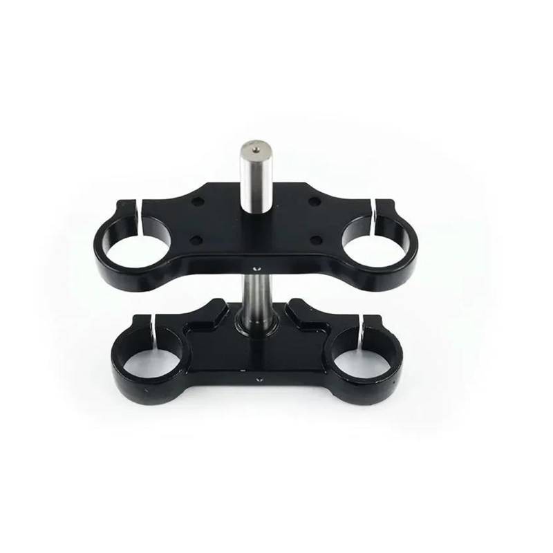 Dämpfer Lenkungsstabilisator Obere Brücke Top Clamp Lenker Riser Universal Pit Dirt Bike Triple Tree Für Roller Kart Motorrad Zubehör Teile Motorräder Aluminium Dämpfer(650-Black) von GALSOR