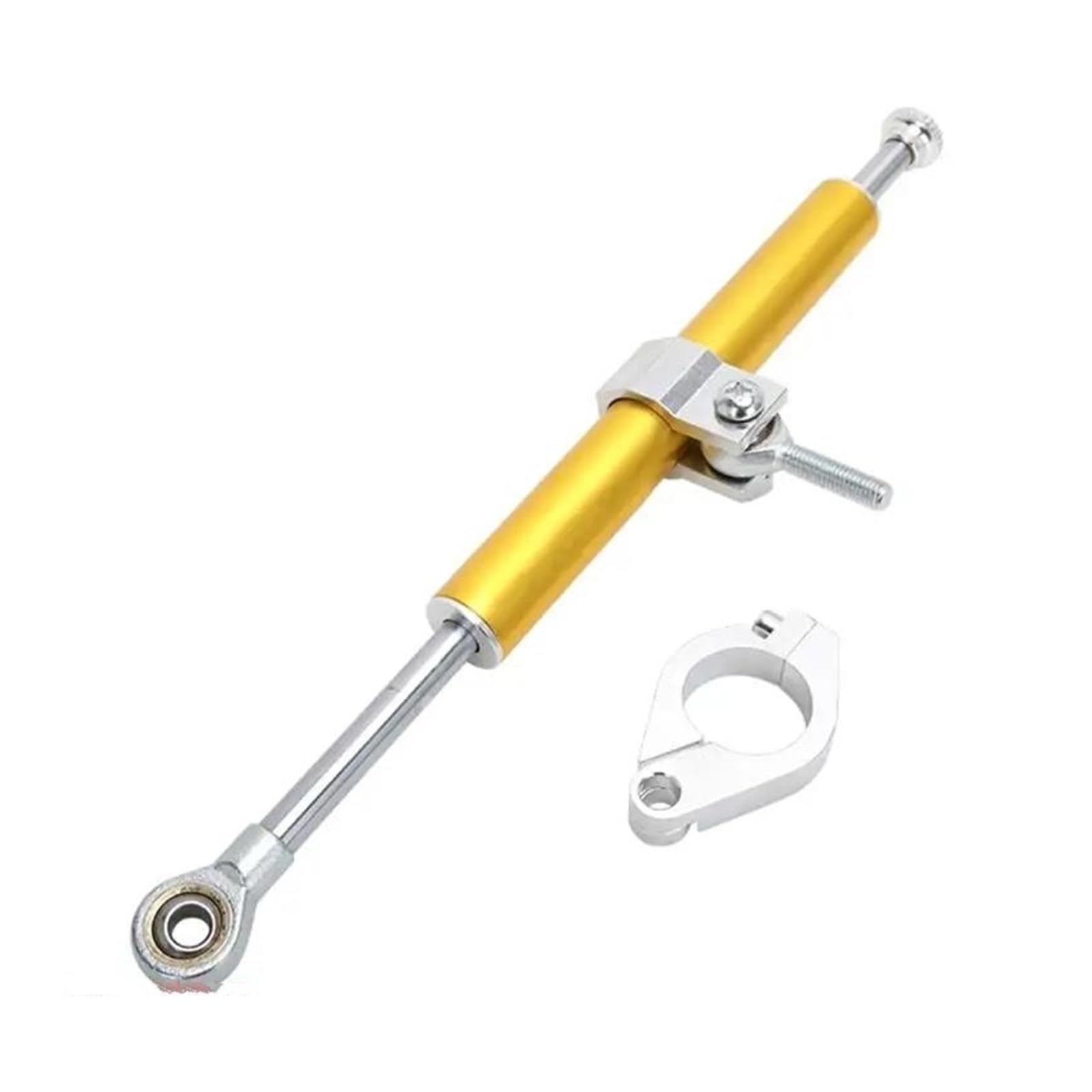 Dämpfer Lenkungsstabilisator Stabilisieren Sicherheit Control Dämpfer-Lenkung Für R1-R6 Für MT07 MT09 250 Z250 Universal Motorräder Aluminium Dämpfer(Gold) von GALSOR