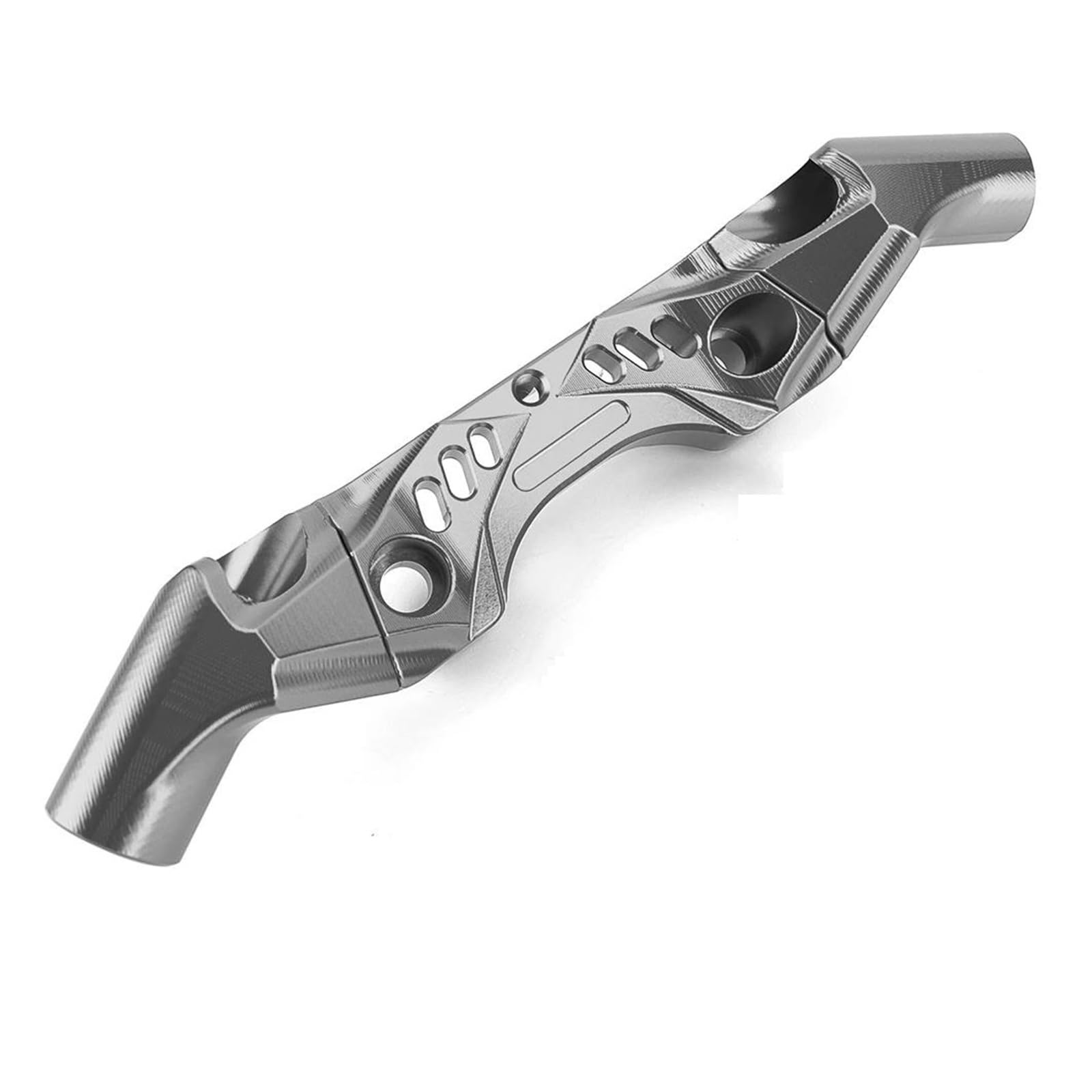 Dämpfer Lenkungsstabilisator Vorne Oben Gabel Oberen Gabelbrücke Klemmhalter Motorrad Top Triple Lenker Adapter Für Kawasaki Für Ninja 650 Für Ninja650 2017-2023 Motorräder Aluminium Dämpfer(Dark Grey von GALSOR