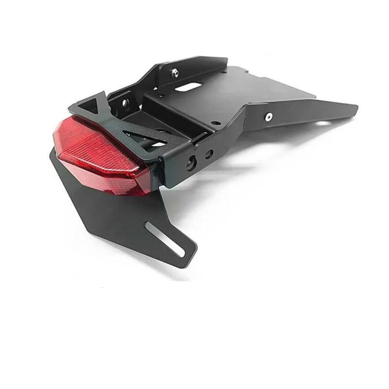 Motorrad Lizenz Kennzeichenhalter Hinten Eliminator Tail Tidy Lizenz Fahrzeug Kennzeichen Halter Rahmen Licht Signal Lampe Kit Für R Nine T 2014-2021 Motorrad Kennzeichenhalter(Red) von GALSOR