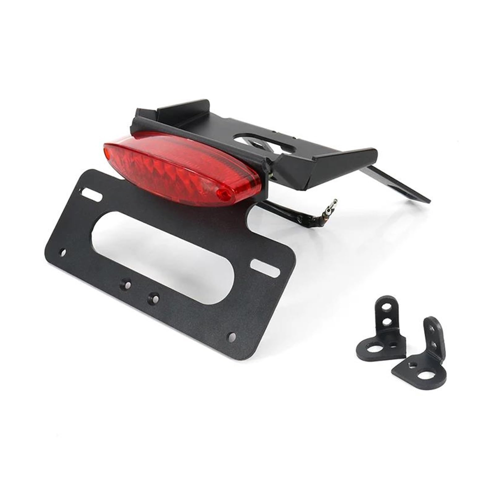 Motorrad Lizenz Kennzeichenhalter Kennzeichenhalter Halterung Hinten Schwanz Ordentlich Eliminator Kit Motorrad Zubehör Für Enduro 690 Für SMC 690 SMCR Motorrad Kennzeichenhalter(Red) von GALSOR