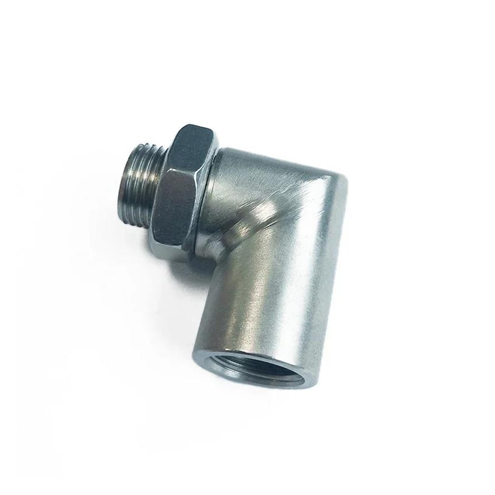 Motorrad-Sauerstoffsensor Extender Spacer Short Bung Universal Test Pipe Extension Connector Sauerstoffsensor Abgewinkelt O2-Sauerstoffsensor Sensor von GALSOR