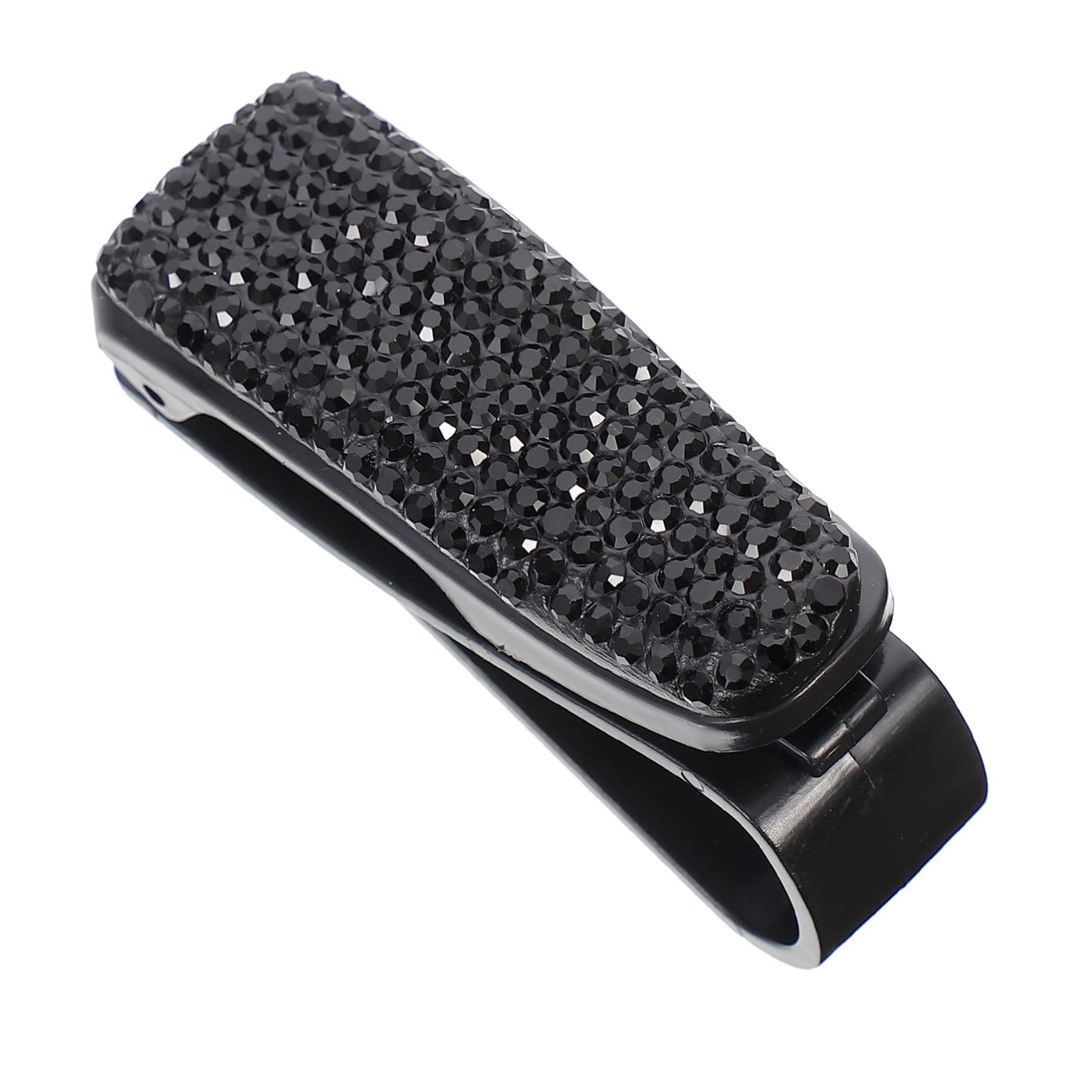 GANAZONO Auto Sonnenblende Brillenhalter Clip Strass Verziert Visier Organizer Für Sonnenbrillen Auto Visor Organizer Für Ordnung Im Fahrzeug Für Brillen Und Kleine von GANAZONO